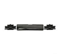 Copertura senza cuciture per binari del tetto per 2003-2008 (nero) | Robusto materiale ABS, resistente ai raggi UV, resiste a pioggia e neve, protegge i componenti del tetto, lunga durata