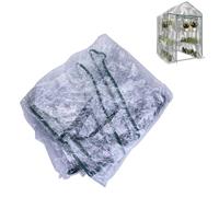 Copertura serra | 76,77 pollici di giardino cloche | Copertura da coltura rinforzata in PVC trasparente telone resistente resistente con cerniera per la protezione della crescita delle piante