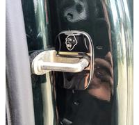 Copertura serratura portiere Abarth 500 595 695 door lock cover stainless steel