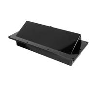 Copertura sfiato estrattore camper plastica nera dal design elegante | Per camper e RV, montaggio rapido, protegge dai detriti esterni, flusso d'aria continuo