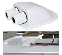 Copertura sigillante per ingresso cavi in ABS per installazione di pannelli solari per roulotte, adatta per barche e camper, fornisce isolamento ad alta frequenza e resistenza al calore e all'umidità