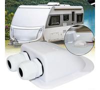 Copertura sigillante per ingresso cavi per tetto di roulotte con pannello solare e barca, in plastica ABS, resistente ai raggi UV, ad alta resistenza, adatta per l'installazione di moduli solari per