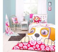 Paw Patrol Singolo Copripiumino Luminoso Nuovo Ragazze 2 IN 1