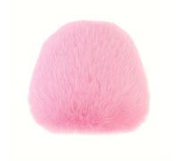 Copertura soffice in schiuma rosa per parabrezza, progettata per il microfono Blue Yeti, completa di elastici per filtro pop