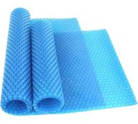 Copertura Solare della Piscina, Copertura della Bolla Resistente per la Piscina di Terra interrata/sopra, Coperta Solare Isolante, 400μm, rettangolo di 15ft x 33ft