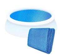 Copertura Solare per Piscina, 260x170cm Copripiscina Solare Rettangolare, Pellicola Piscin a bolle in PE Anti UV, Antipioggia e Antipolvere Telo Solaren per Piscin, Riduce l'inquinamento