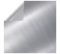 Copertura solare per piscina, 450 x 220 cm, in polietilene, colore: argento | Aumenta la temperatura dell'acqua, riduce l'evaporazione, facilmente regolabile, per piscine piccole