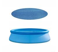 Copertura solare per piscina fuori terra rotonda - pellicola in PE da 15 Mil per rallentare la perdita di calore e mantenere una temperatura dell'acqua costante (C)