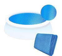 Copertura solare per piscine da 3 m | Copertura rotonda per piscina termica, taglio libero, per vasca idromassaggio solare piscine gonfiabili, con funzione di riduzione 'inquinamento e isolamento