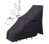 Copertura Sollevatore Piscina - 124.4x50.8x91.4cm Fodera Protettiva Sedia Vasca | Rifugio Robusto Impermeabile Con Design Antivento Su Misura | Telo Elevatore Per Prato Spiaggia Inverno Portico