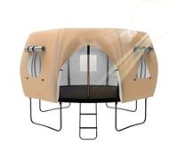 Copertura Sowdoor per Trampolino - Copertura del Tetto per Trampolino | Garden Sun Visor | per La Protezione Solare per Un Trrampolino da Esterno A 4,2 M per Parco Giochi nel Giardino
