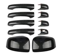 Copertura Specchietti Per Chrysler 200 300/300C Per Town Per Country Per S&ebring Per Sedan Copertura Specchietto Retrovisore Laterale Maniglia Portiera Tappo Parafango(Kit none smart carbo)