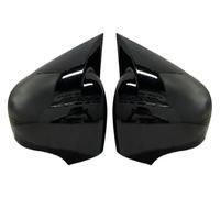 Copertura Specchietto Esterno Per Clio 4 IV 2012-2020 Per RS Per GT Copri Specchietti Retrovisori Automatici Lucidi Neri Pianoforte Lato Mazza(UN)