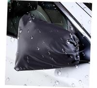 Copertura specchietto laterale, 2 pezzi 600D Oxford Resistente impermeabile antigelo antipioggia antiuccelli retrovisore Custodia protettiva, per esterno camper Auto camion SUV (Black,33 * 27cm)