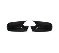 Copertura Specchietto Lato Per Megane 2 Per MK2 2002-2009 Coppia Car Side Specchio Retrovisore Tappo Shell Case Trim Vista Posteriore Copertura Dello(Bright black)