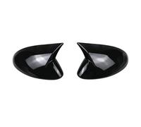 Copertura Specchietto Per Alfa Per Romeo Per Stelvio 2017-2023 Copertura Specchietto Retrovisore Laterale Auto Calotta Alettata Adesivo Esterno Rivestimento Portiera HQGQCEZEK(Gloss Black)
