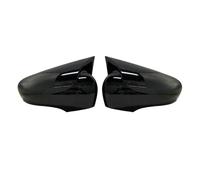 Copertura Specchietto Per Clio 4 IV 2012-2020 RS GT Piano Black Tuning Auto Sport Bat Copertura Specchietto Retrovisore Laterale Bat Design Calotta Copertura Specchio(Bright black)