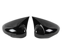 Copertura specchietto retrovisore Per Fiesta MK7 2008 2009 2010 2011 2012 2013 2014 2015 2016 2017 Calotta Copri Specchietto Laterale Verniciato Nero Lucido(Bright black)