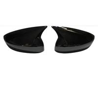 Copertura Specchietto Retrovisore Per Mazda Per CX5 Per CX-5 2017-2023 2 Pezzi Ricambio Specchietti Retrovisori Laterali Con Motivo In Fibra Carbonio Calotte Ricambio(Bright black)