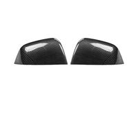 Copertura specchietto retrovisore per Tesla per Model 3 per Model Y ABS Laterali Copertura retrovisore Finitura in Carbonio (3 luci in Fibra di Carbonio)