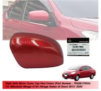 Copertura specchietto retrovisore RH rossa 7632B170RA adatta per Mirage A13A ...