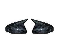 Copertura Specchietto Set Da 2 Pezzi Per Hyundai Per Accent Per Solaris I30 2017-2022 Copri Specchietto Retrovisore Laterale Copri Parafango E Adesivo Per Esterni CLVCCZTZGW(No Light Carbon)