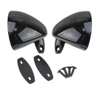 Copertura Specchietto Universali Specchietti Retrovisori Auto Classici Retrò 2 Pezzi Porta Laterale Retrovisore Fibra Carbonio Nero