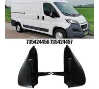 COPERTURA SPECCHIO ESTERNO TRIANGOLO PER FIAT PER DUCATO PER PANTALONCINO PER BOXER 2006-UP, NERO ABS RICAMBIO COMPATIBILE OEM 735424456 735424457