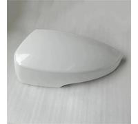 Copertura Specchio Laterale Lato Copri Specchietto Retrovisore Auto Per Ford Per Kuga Per EcoSport 2013-2019, Calotta Specchietto Retrovisore Laterale, Argento/bianco/nero Copri Tappi Calotta(Bianco,S