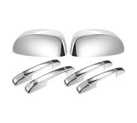 Copertura Specchio Laterale Per GMC Per Sierra 3500 HD 2007-2014 1 Set Auto Esterno Cromato Mezza Copertura Dello Specchio Maniglia Tappo Di Overlay
