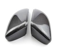 Copertura specchio Specchio Coperture Caps Per VW Per GTI 6 Per Golf R MK6 R20 Per Touran Coppia Ala Specchietto Retrovisore Copertura Della Cassa Trim Cap(Carbon Look black)