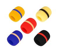 Copertura spessa in schiuma per microfono portatile Sennheiser, spugna colorata per microfono, confezione da 5