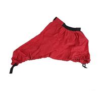 Copertura spray per kayak con cinghia elastica e vita regolabile per una maggiore protezione dall'acqua (M rosso)