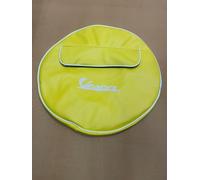 Copertura Stepney Con Logo E Tasca VESPA PX T5 SPRINT LML STAR RALLY Giallo