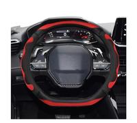 Copertura Sterzo Per 3008 4008 5008 Coprivolante Per Auto Antiscivolo Coprivolante In Pelle Per Auto Coprivolante Copri Sterzo Auto(Red)