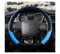 Copertura Sterzo Per Citroen Per C3 Per Picasso Per Aircross Per Lumiere Per Pluriel DS3 DS5 Protezione Copertura Volante 'auto Copri Sterzo Auto(D shape Bl)