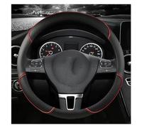 Copertura Sterzo Per Per GOLF 7 2015 Per POLO Per JATTA Per Passat Per Tiguan Protezione Per Volante In Pelle Copri Sterzo Auto(Red O Shape)