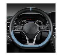 Copertura Sterzo Per Per X-Trail Per Qashqai Per Marzo Per Serena Per Micra Per Kicks 2017-2019 Auto Copertura Volante ' Copri Sterzo Auto(BL)