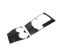 Copertura Stilistica Per Interni Pannello Di Rivestimento Leva Del Cambio Console Centrale Dell'auto Cornice Portaoggetti Per Mazda 3 BP 2019 2020 2021 2022 2023 2024 2025(A and B Carbon 2pcs)