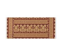 Copertura superiore del frigorifero con bordo in pizzo con borsa laterale antipolvere per lavatrice e asciugatrice per top per lavanderia cucina 130 x 55,9 cm