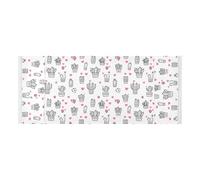 Copertura superiore del frigorifero con bordo in pizzo con borsa laterale riutilizzabile copertura protettiva per lavatrice si adatta alla maggior parte delle lavatrici o asciugatrici 130 x 55,9 cm