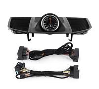 Copertura superiore del quadro strumenti del cruscotto dell'auto con cronometro per Pors che MA CAN dal 2014 al 2020, ABS composito in ferro multicolore opzionale, installazione (cronometro nero)