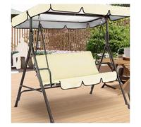 Copertura Superiore Di Ricambio For Altalene Da Esterno, Resistente Alle Intemperie, Protezione UV Impermeabile, Design Leggero(Beige,M)