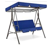 Copertura Superiore Di Ricambio For Altalene Da Esterno, Resistente Alle Intemperie, Protezione UV Impermeabile, Design Leggero(Blue,XL)