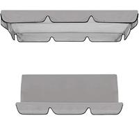 Copertura superiore di ricambio per dondolo da giardino, resistente, colore grigio, per sedie a dondolo da giardino (164 x 114 x 15 cm), perfetta soluzione ombreggiante per esterni