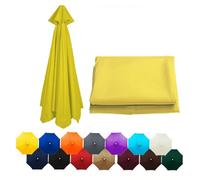 Copertura superiore di ricambio per ombrellone, protezione dai raggi UV, per ombrellone a sbalzo a 6/8 stecche, in tessuto, per esterni e patio