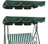 Copertura superiore for tettoia di ricambio impermeabile for sedia da altalena giardino for coperture for mobili esterno for amaca a 2-3 posti(B,249x185x18cm)