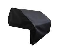 Copertura superiore nera per griglie con cinghie laterali regolabili e fibbie a scatto per griglie da 106,7 cm, copertura per barbecue all'aperto