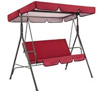 Copertura superiore oscillante Copertura antipioggia for sedia a dondolo da terrazza in 2 pezzi, plissettata, impermeabile, antipolvere, for esterni, 142x120x18 cm(Color 2)