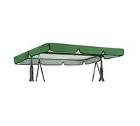 Copertura superiore oscillante Copertura antipolvere for mobili da giardino e patio, impermeabile con tettoia for altalena esterno(Green 195x125x15cm)